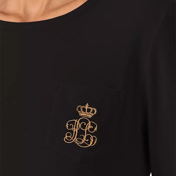 #43 NWT Lauren Ralph Lauren Women's Long-Sleeve Crewneck Pajama Set - Picture 3 of 3